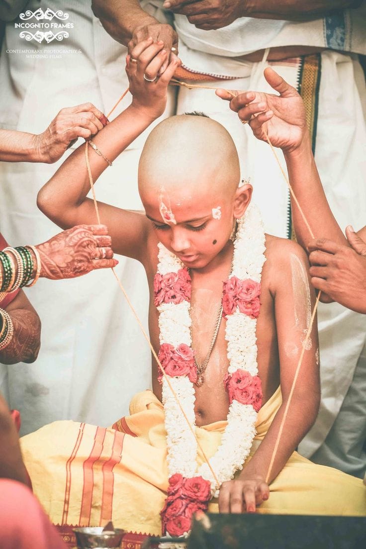 Griha Pravesh housewarming puja ceremony with sacred fire and offerings