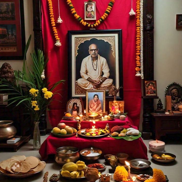 Griha Pravesh housewarming puja ceremony with sacred fire and offerings